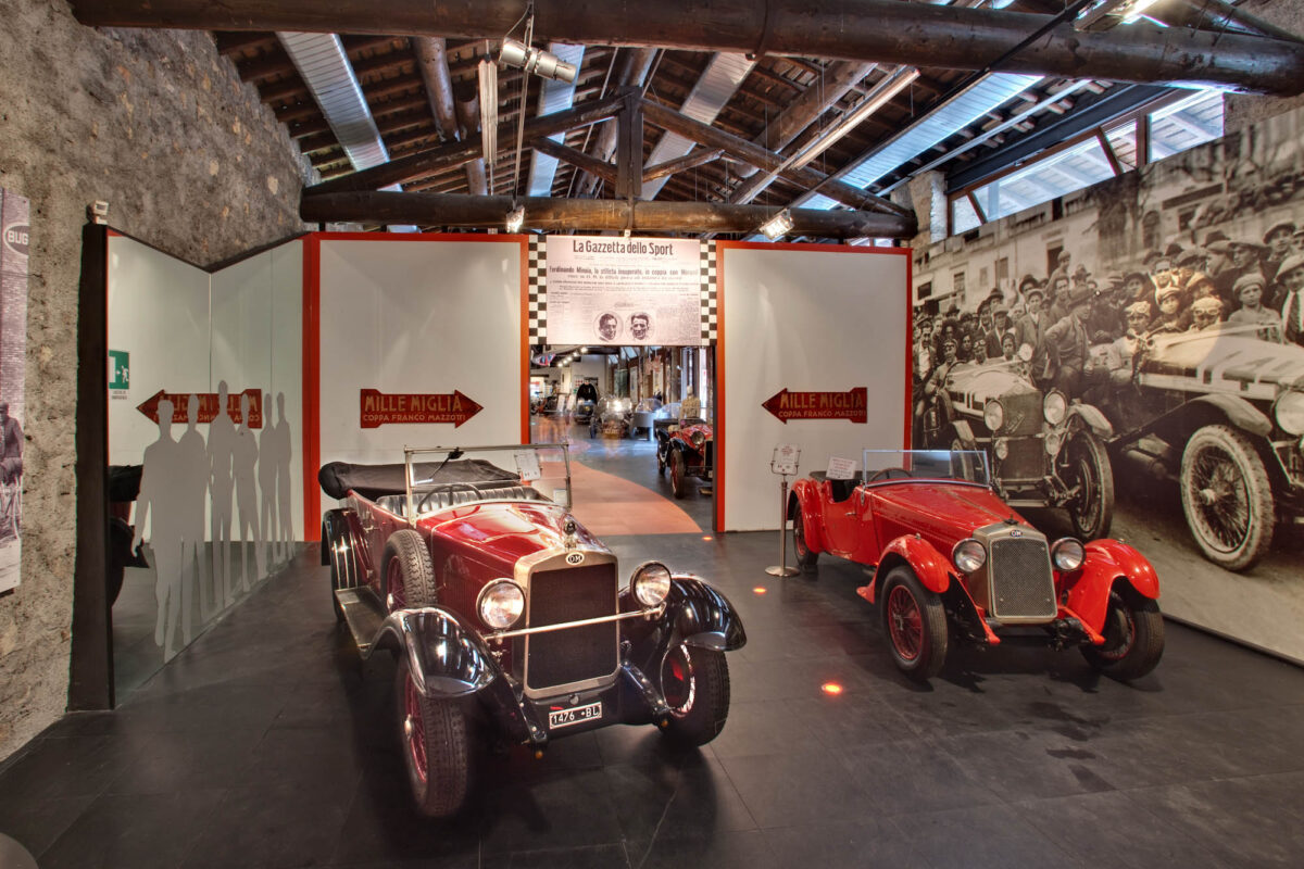 Interno Museo 1000miglia BRESCIA 1200x800